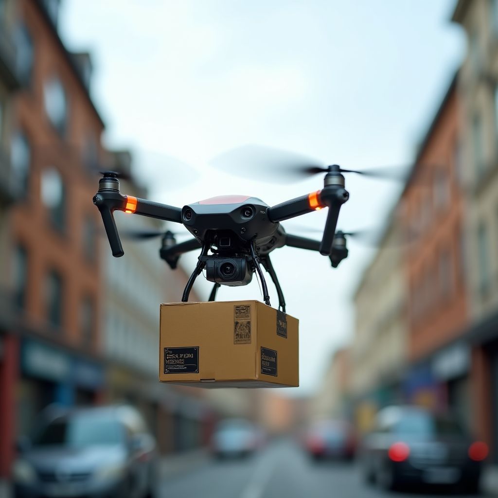Drone kargo teslimat sistemi
